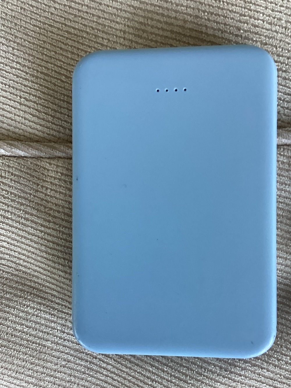 Sky Blue Portable Power Bank 5000 mah